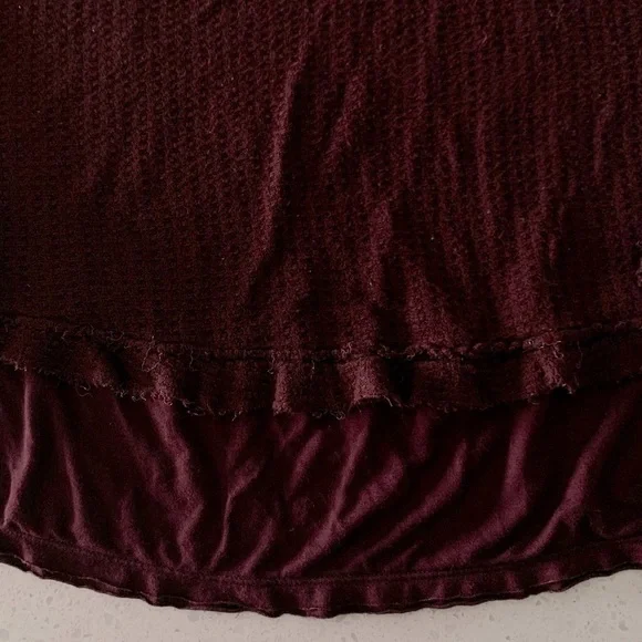 FREE PEOPLE oversized thermal long sleeve top size XS - Picture 7 of 15